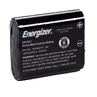 PP511 Cordless Telephone Battery - front and Back